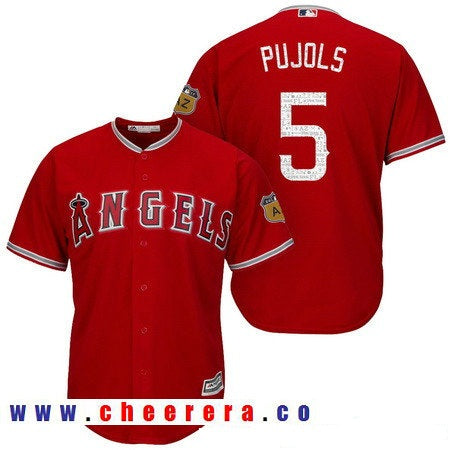 Los Angeles Angels red jersey
