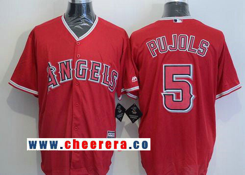 Los Angeles Angels red jersey