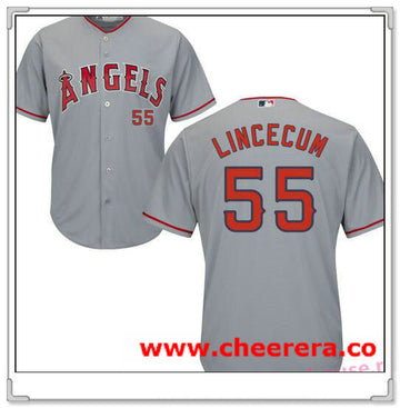 Los Angeles Angels gray jersey