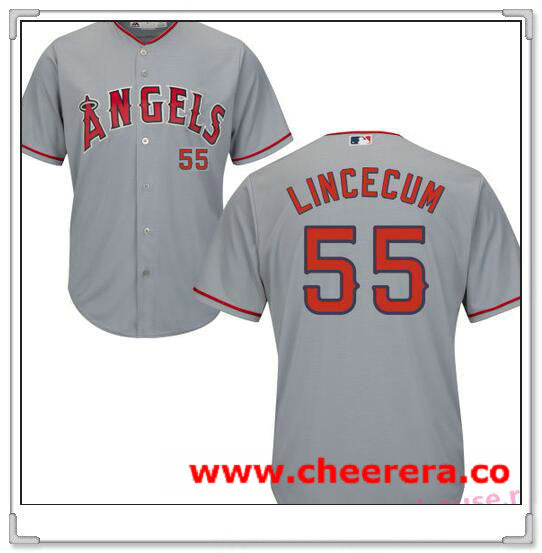 Los Angeles Angels gray jersey