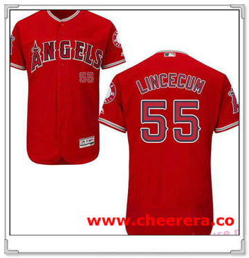 Los Angeles Angels red jersey