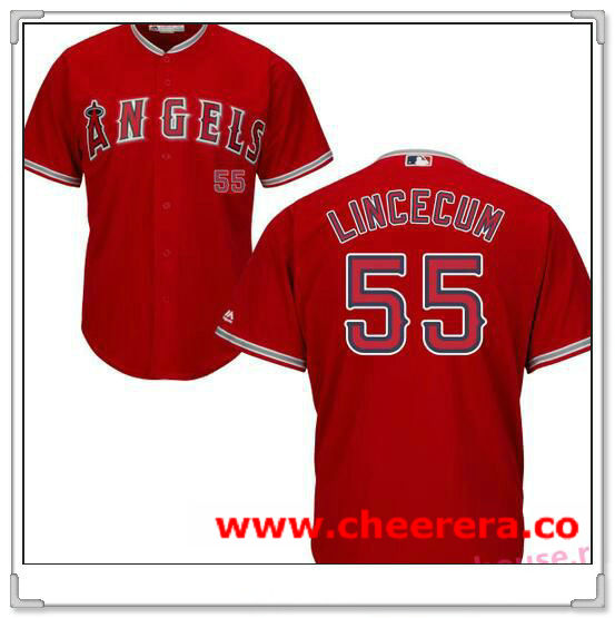 Los Angeles Angels red jersey