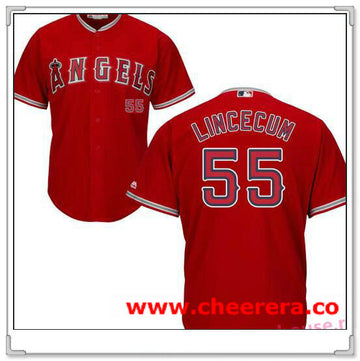 Los Angeles Angels red jersey