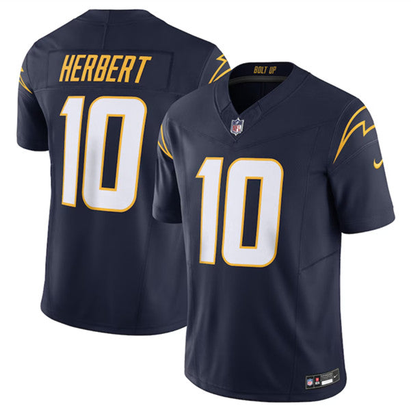 Justin Herbert Los Angeles Chargers navy Vapor jersey
