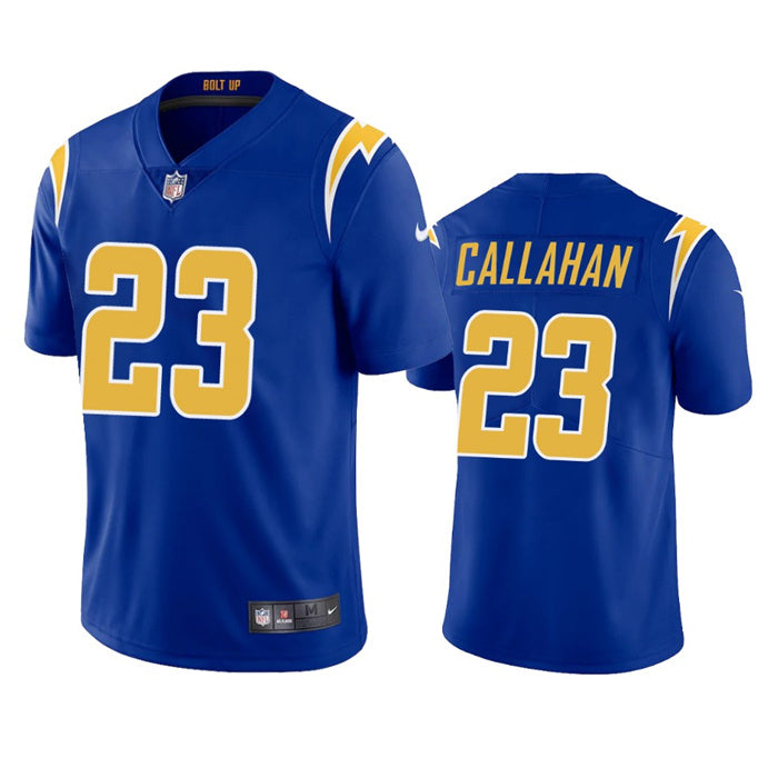 Bryce Callahan Los Angeles Chargers royal Vapor jersey