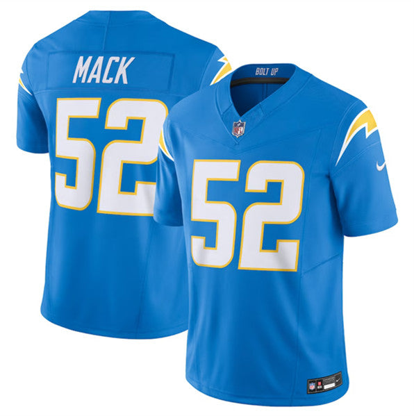 Khalil Mack Los Angeles Chargers blue Vapor jersey