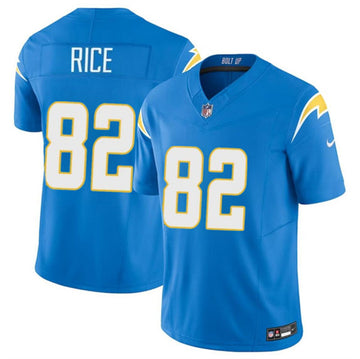 Brenden Rice Los Angeles Chargers blue Vapor jersey