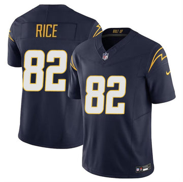 Brenden Rice Los Angeles Chargers navy Vapor jersey