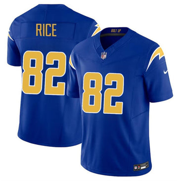 Brenden Rice Los Angeles Chargers royal Vapor jersey