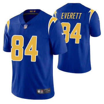 Gerald Everett Los Angeles Chargers royal Vapor jersey