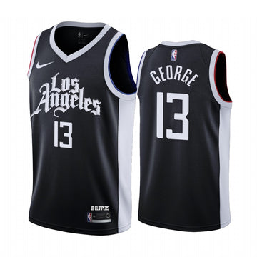 Paul George Los Angeles Clippers black jersey