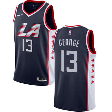 Paul George Los Angeles Clippers black jersey