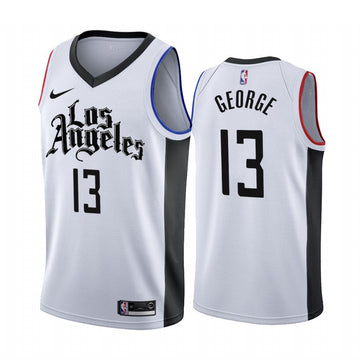 Paul George Los Angeles Clippers white jersey