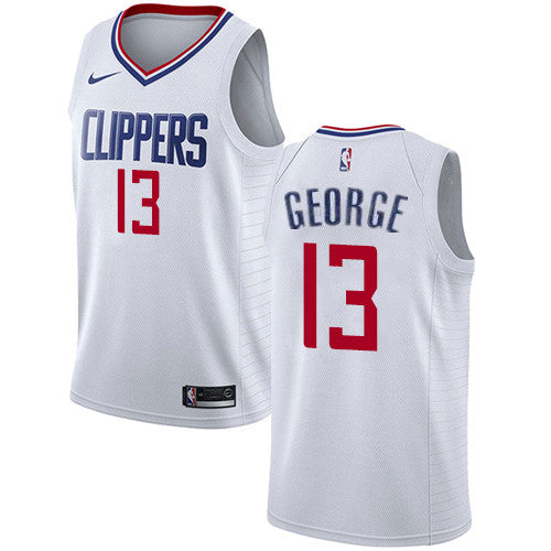 Paul George Los Angeles Clippers white jersey