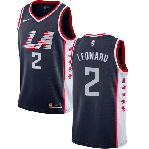 Kawhi Leonard Los Angeles Clippers black jersey