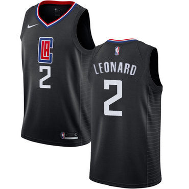 Kawhi Leonard Los Angeles Clippers black jersey