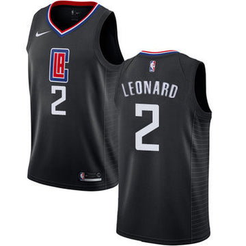 Kawhi Leonard Los Angeles Clippers black jersey