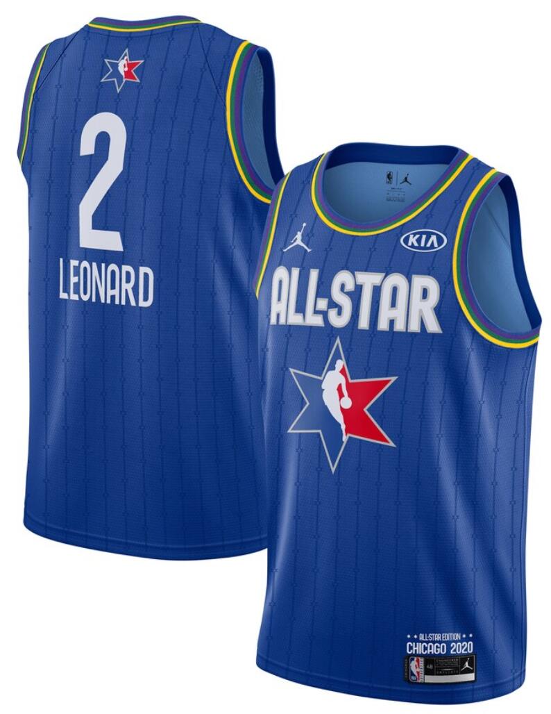 Kawhi Leonard Los Angeles Clippers blue jersey