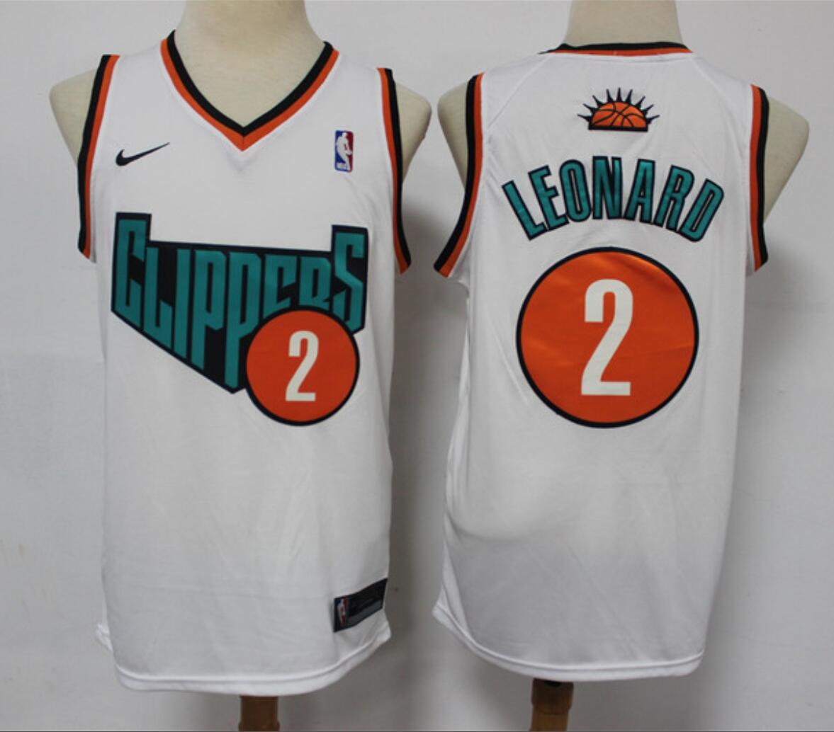 Kawhi Leonard Los Angeles Clippers white jersey