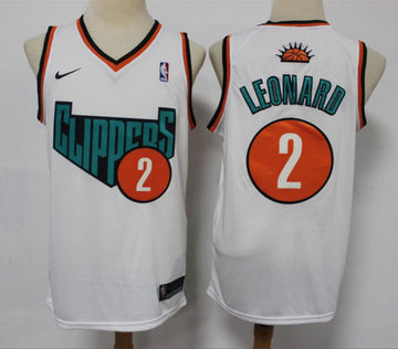 Kawhi Leonard Los Angeles Clippers white jersey