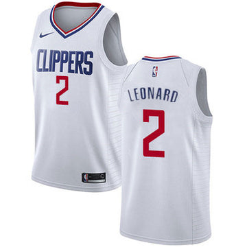 Kawhi Leonard Los Angeles Clippers white jersey