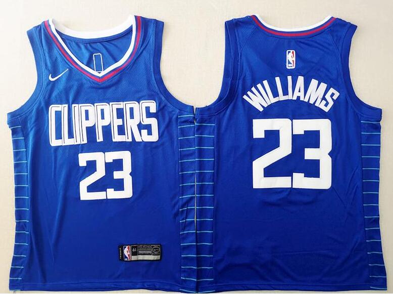 Lou Williams Los Angeles Clippers blue jersey