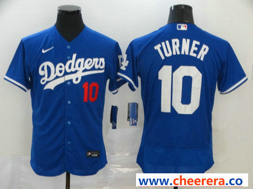 Justin Turner Los Angeles Dodgers royal jersey