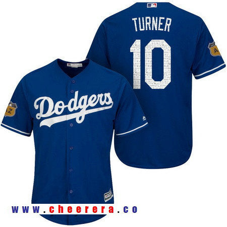 Justin Turner Los Angeles Dodgers royal jersey
