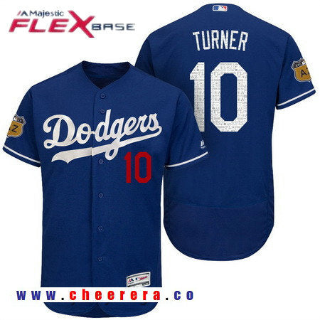Justin Turner Los Angeles Dodgers royal jersey