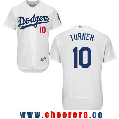 Justin Turner Los Angeles Dodgers white Home jersey