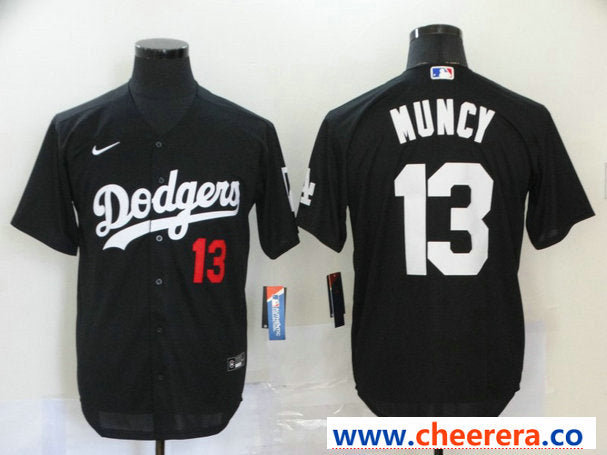 Max Muncy Los Angeles Dodgers black jersey