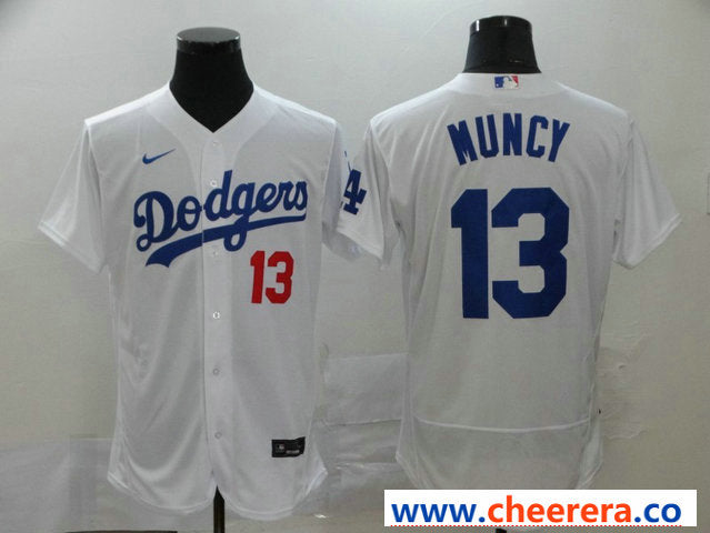 Max Muncy Los Angeles Dodgers white jersey