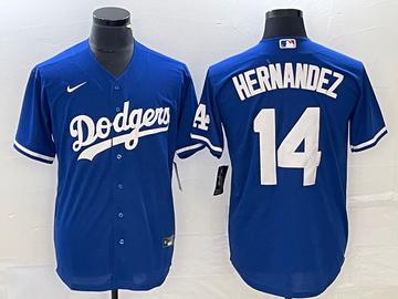 Enrique Hernandez Los Angeles Dodgers blue jersey