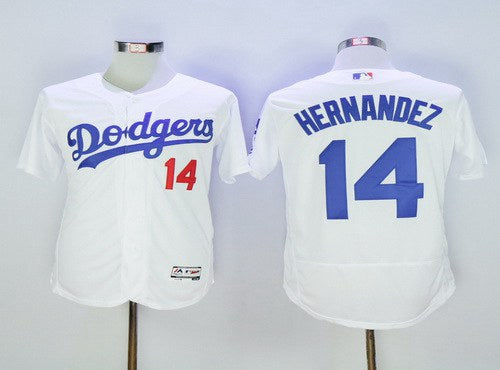 Enrique Hernandez Los Angeles Dodgers white jersey