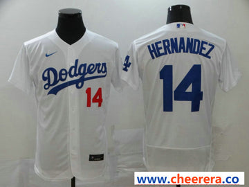 Enrique Hernandez Los Angeles Dodgers white jersey