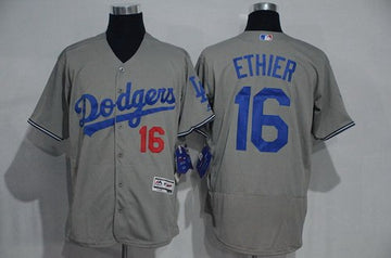 Andre Ethier Los Angeles Dodgers gray jersey