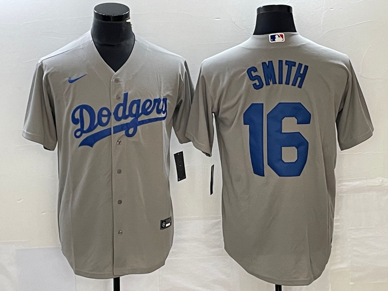 Will Smith Los Angeles Dodgers grey jersey