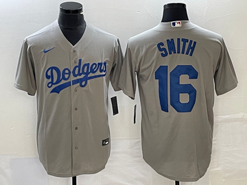 Will Smith Los Angeles Dodgers grey jersey