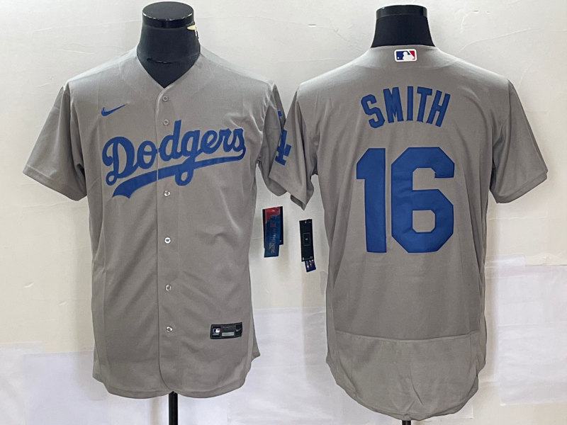 Will Smith Los Angeles Dodgers grey jersey