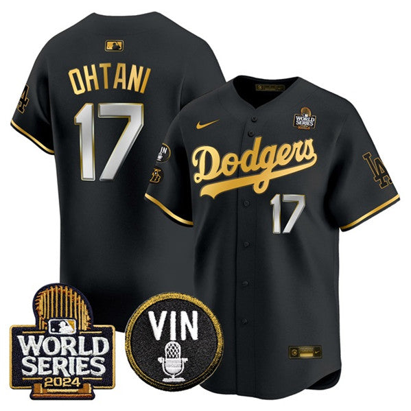 Shohei Ohtani Los Angeles Dodgers black Limited jersey
