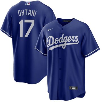 Shohei Ohtani Los Angeles Dodgers blue jersey