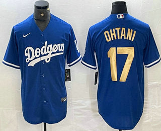 Shohei Ohtani Los Angeles Dodgers blue jersey