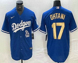 Shohei Ohtani Los Angeles Dodgers blue jersey