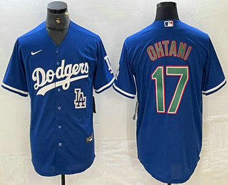 Shohei Ohtani Los Angeles Dodgers blue jersey
