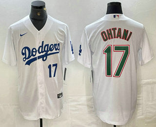 Shohei Ohtani Number Los Angeles Dodgers white jersey