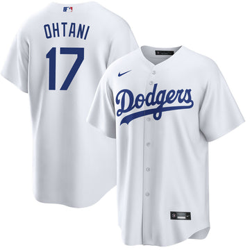 Shohei Ohtani Los Angeles Dodgers white jersey