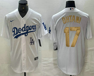 Shohei Ohtani Los Angeles Dodgers white jersey