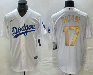 Shohei Ohtani Los Angeles Dodgers white jersey