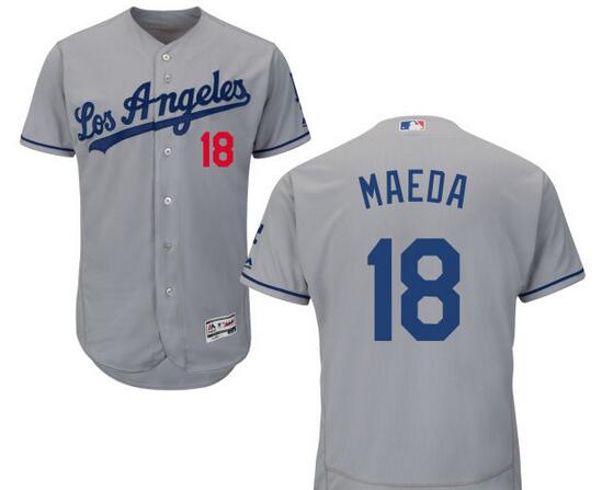 Kenta Maeda Los Angeles Dodgers gray Road jersey