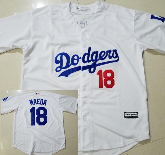 Kenta Maeda Los Angeles Dodgers white Home jersey